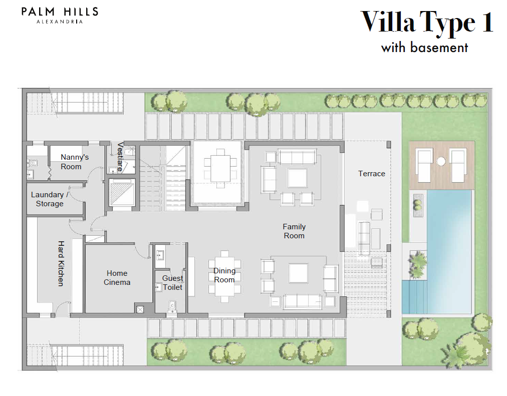 Floor Plan - Palm Hills Alexandria Compound