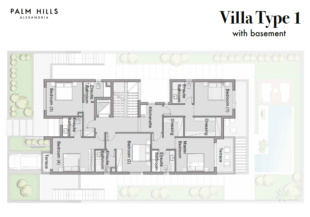 Floor Plan - كمبوند بالم هيلز الإسكندرية - Palm Hills Alexandria