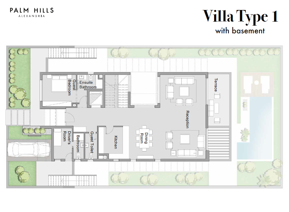 Floor Plan - كمبوند بالم هيلز الإسكندرية - Palm Hills Alexandria