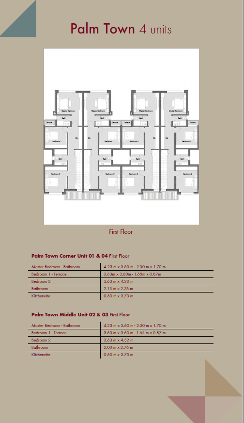 Floor Plan - كمبوند بالم هيلز الإسكندرية - Palm Hills Alexandria