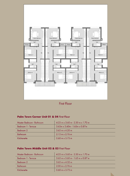 Floor Plan - كمبوند بالم هيلز الإسكندرية - Palm Hills Alexandria