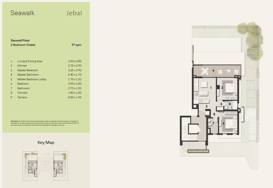 Floor Plan - قرية جبال العين السخنة بايونير العقارية - Jebal Ain Sokhna