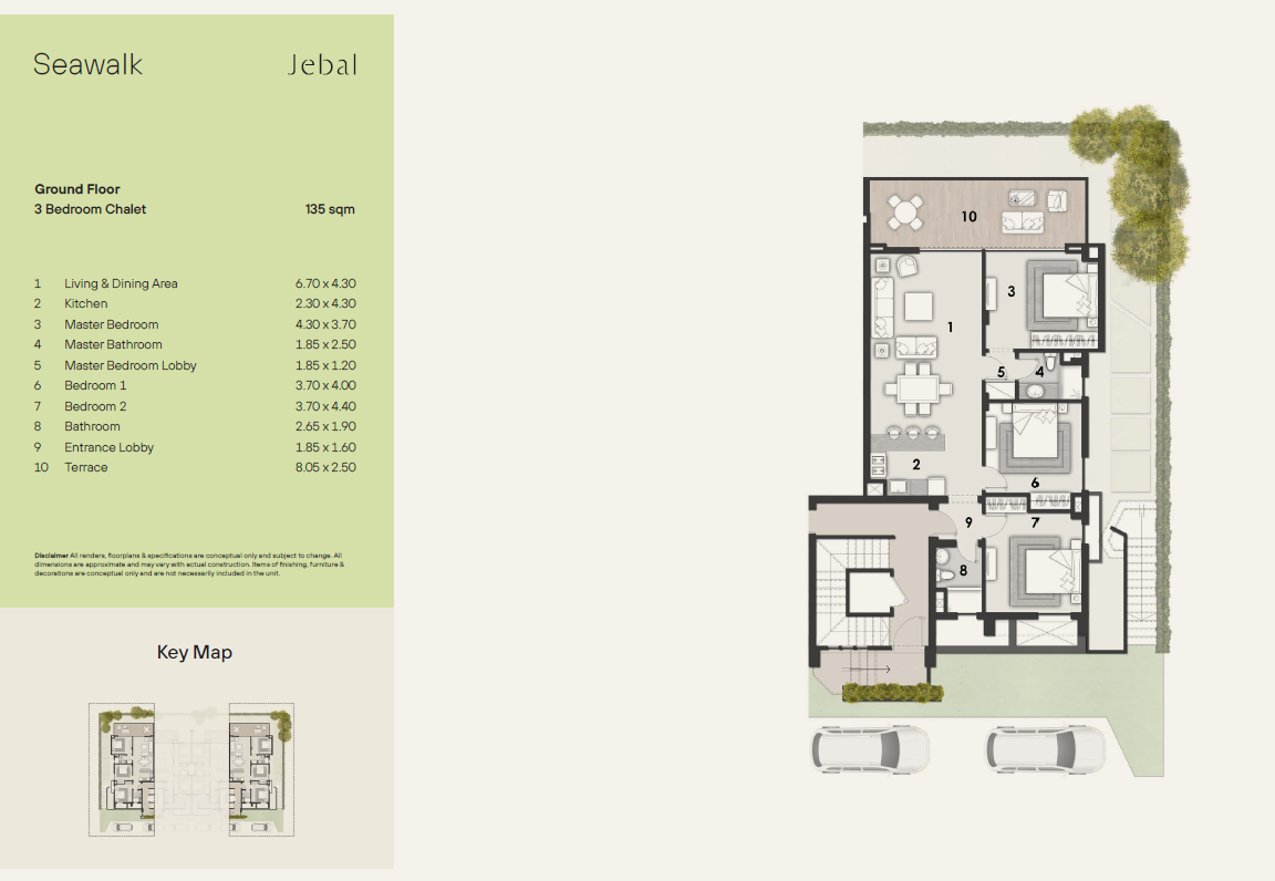 Floor Plan - قرية جبال العين السخنة بايونير العقارية - Jebal Ain Sokhna