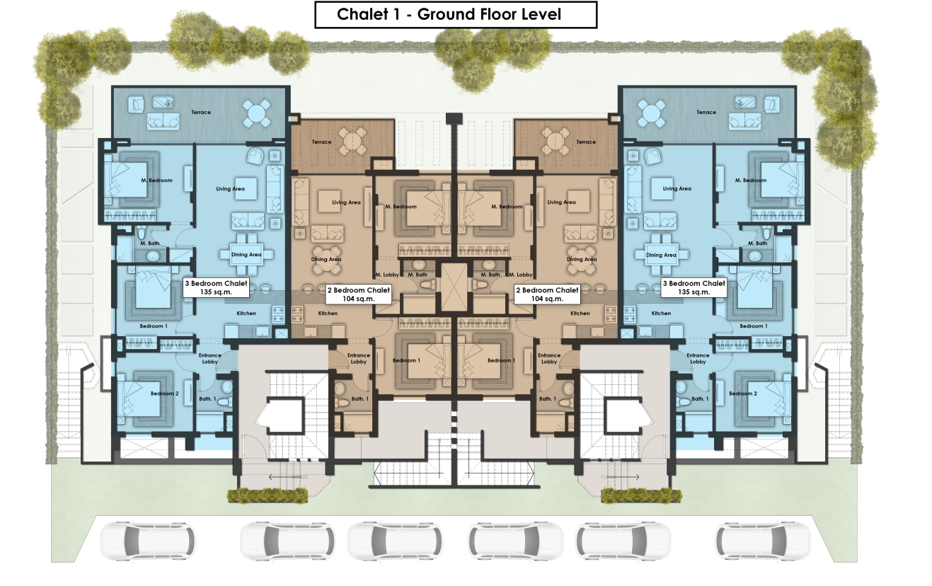 Floor Plan - قرية جبال العين السخنة PRE العقارية - Jebal Ain Sokhna