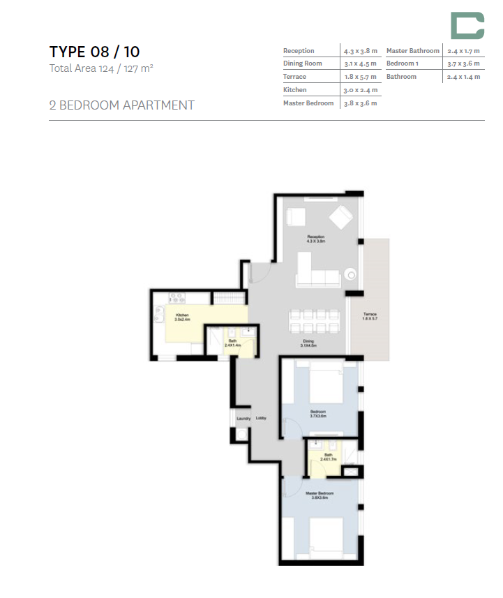 Floor Plan - كمبوند بلوم فيلدز المستقبل سيتي تطوير مصر العقارية - Bloomfields Mostakbal City Compound