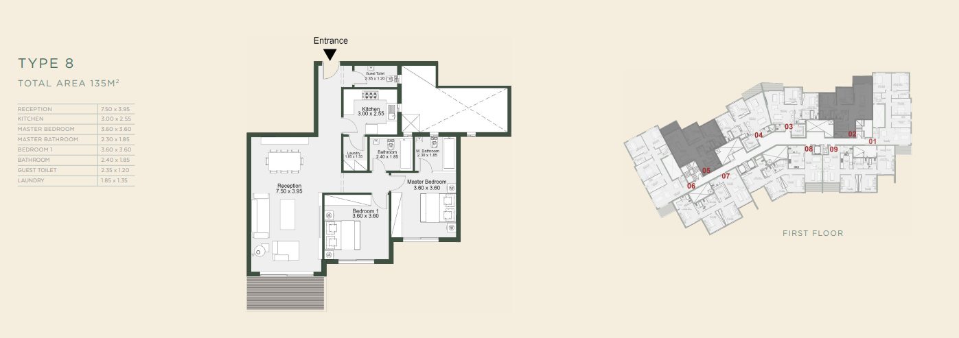 Floor Plan - كمبوند بلوم فيلدز مدينة المستقبل تطوير مصر العقارية - Bloomfields Mostakbal City Compound