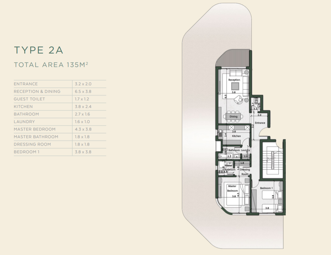Floor Plan - كمبوند بلوم فيلدز مدينة المستقبل تطوير مصر العقارية - Bloomfields Mostakbal City Compound