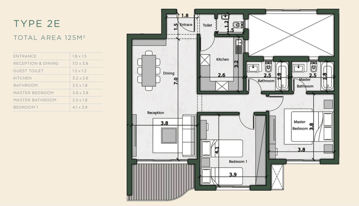 Floor Plan - كمبوند بلوم فيلدز المستقبل سيتي تطوير مصر العقارية - Bloomfields Mostakbal City Compound
