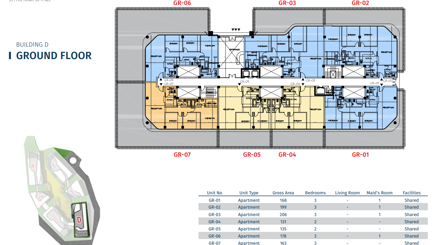Floor Plan - كمبوند بلوم فيلدز مدينة المستقبل تطوير مصر العقارية - Bloomfields Mostakbal City Compound