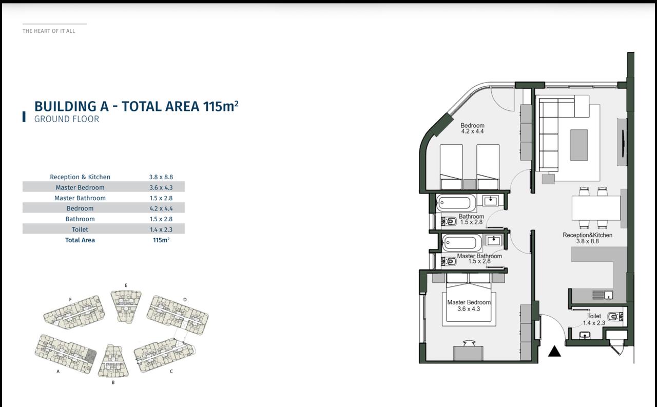 Floor Plan - Bloomfields Mostakbal City Compound Tatweer Misr