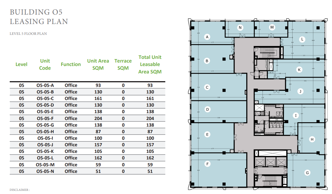 Plan 43 - Central New Cairo Mall SED Real Estate