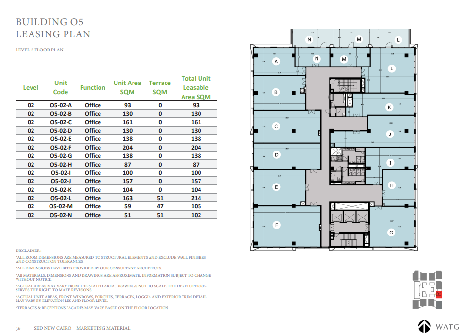 Plan 18 - Central New Cairo Mall SED Real Estate