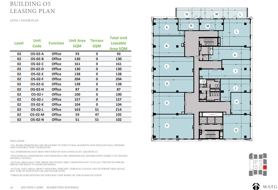Plan 25 - Central New Cairo Mall SED Real Estate