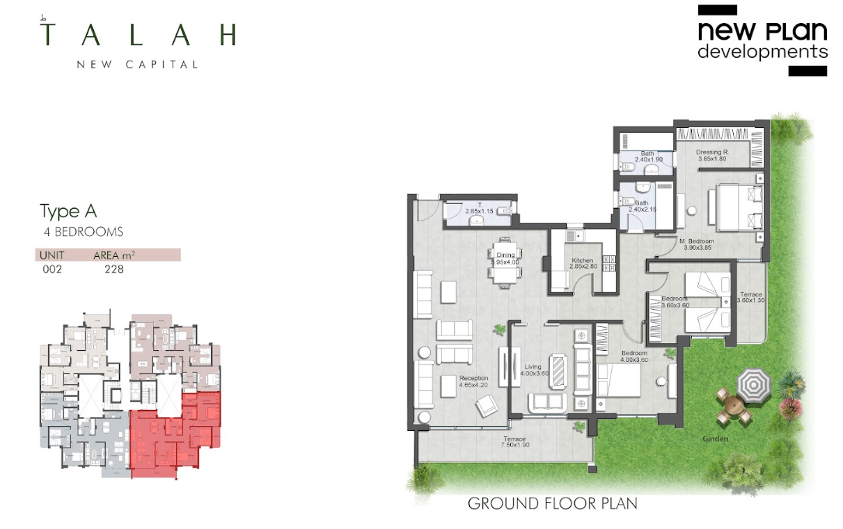 Floor Plan - Talah New Capital Compound New Plan Developments