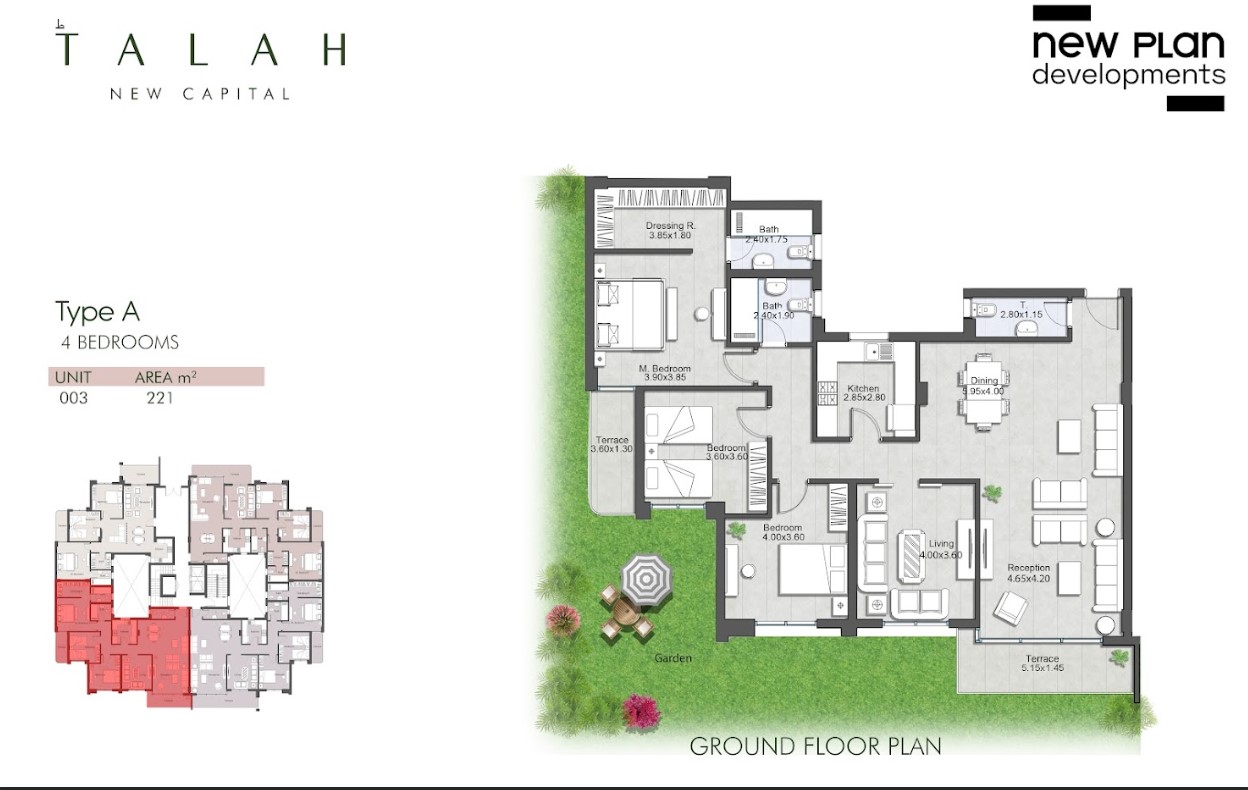 Floor Plan - Talah New Capital Compound New Plan Developments