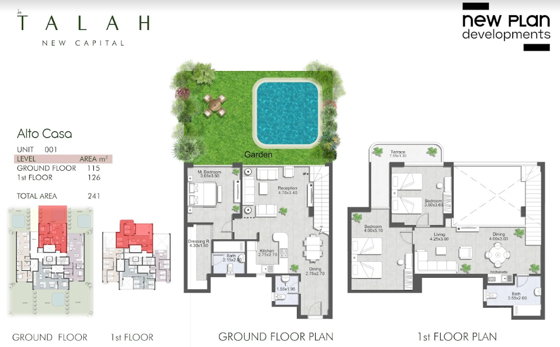 Floor Plan - Talah New Capital Compound New Plan Developments