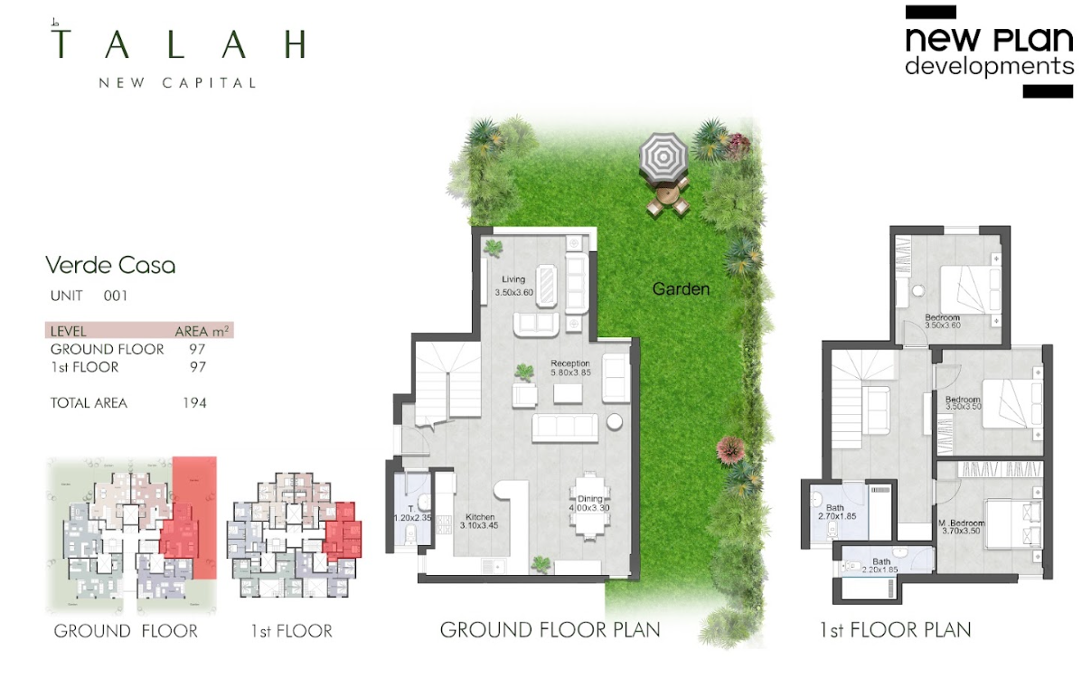 Floor Plan - Talah New Capital Compound New Plan Developments