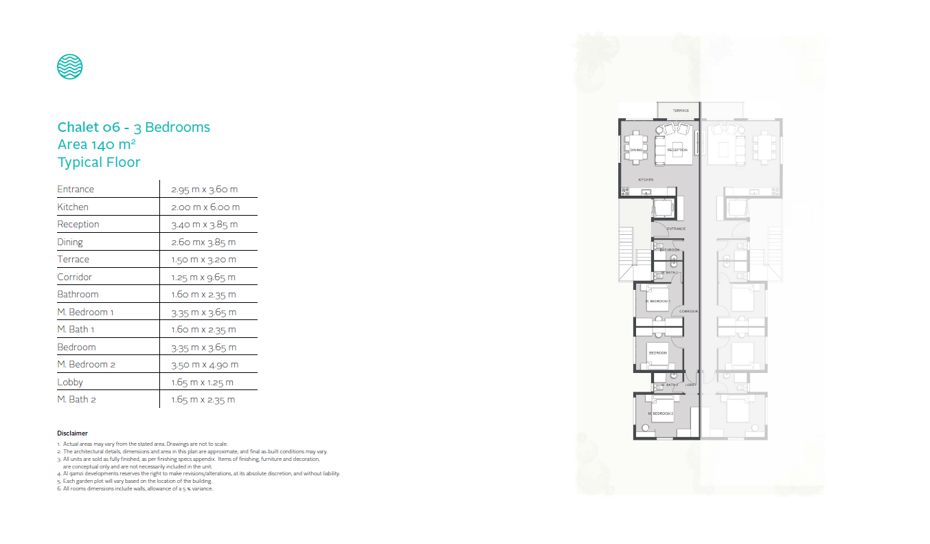 Floor Plan - قرية سيزن الساحل الشمالي القمزي للتطوير العقاري - Seazen North Coast
