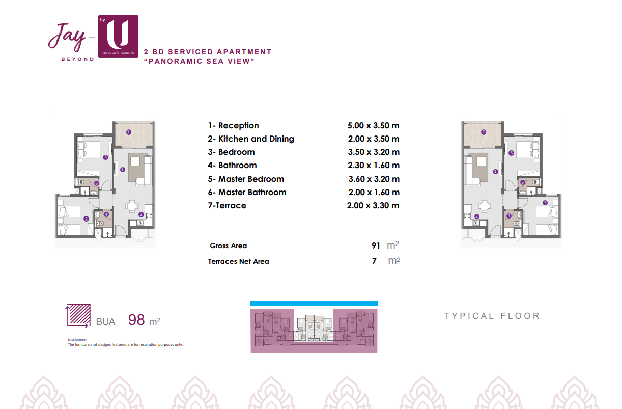 Floor Plan - قرية دوس الساحل الشمالي اكام للتطوير العقاري - Dose North Coast Village