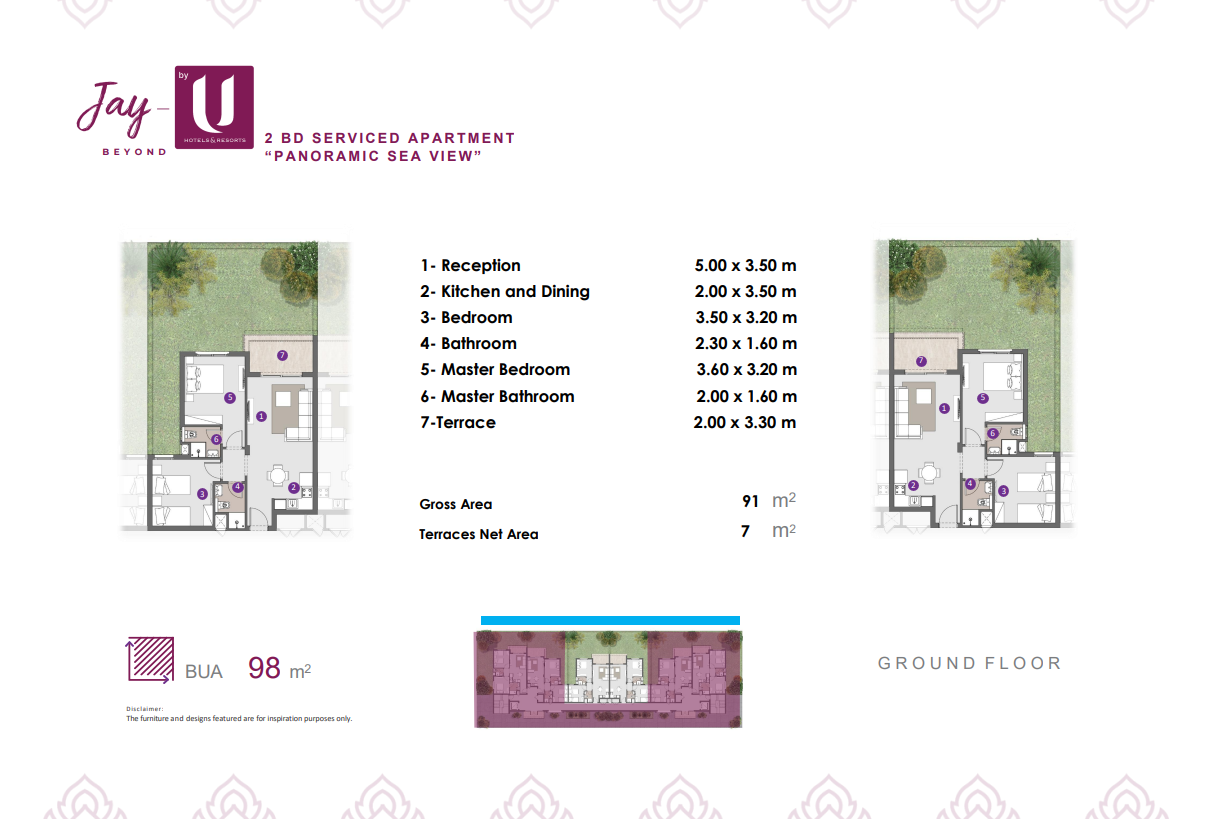 Floor Plan - قرية دوس الساحل الشمالي اكام للتطوير العقاري - Dose North Coast Village