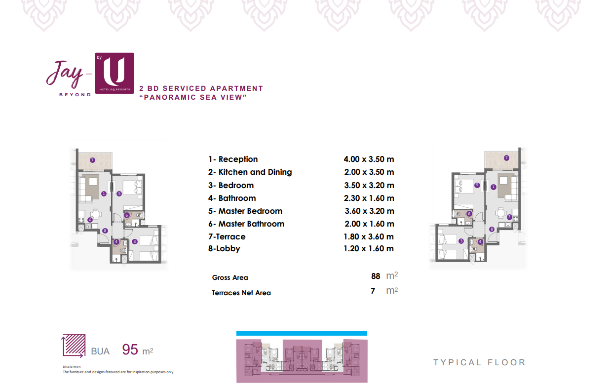 Floor Plan - قرية دوس الساحل الشمالي اكام للتطوير العقاري - Dose North Coast Village