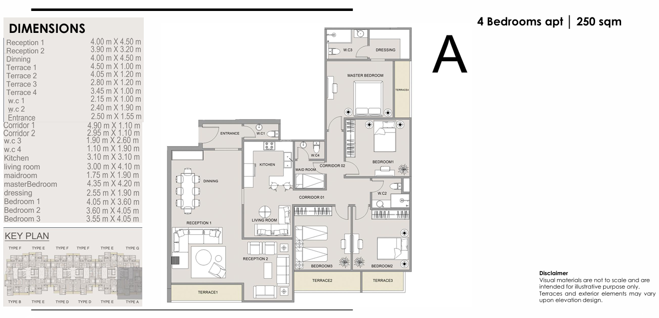 Floor Plan - Right New Capital Compound Emaar Rizk Development