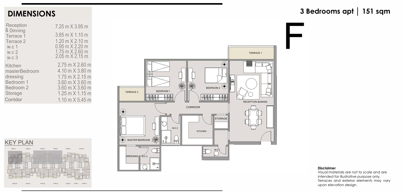 Floor Plan - Right New Capital Compound Emaar Rizk Development