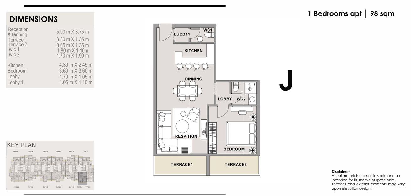Floor Plan - Right New Capital Compound Emaar Rizk Development