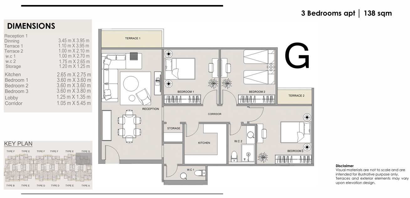 Floor Plan - Right New Capital Compound Emaar Rizk Development