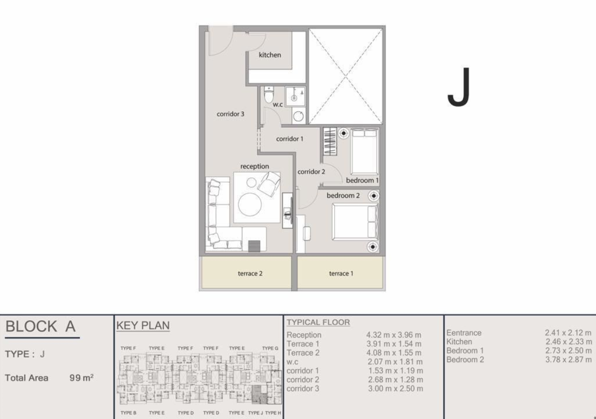 Floor Plan - Right New Capital Compound Emaar Rizk Development