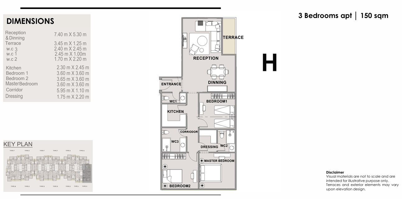 Floor Plan - Right New Capital Compound Emaar Rizk Development