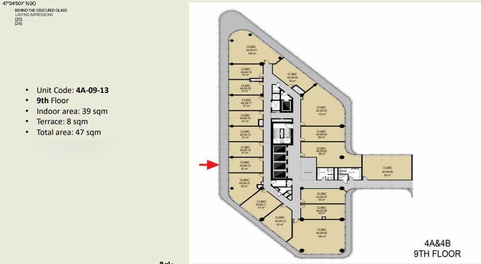 Floor Plan - The Ark Business District New Cairo Compound