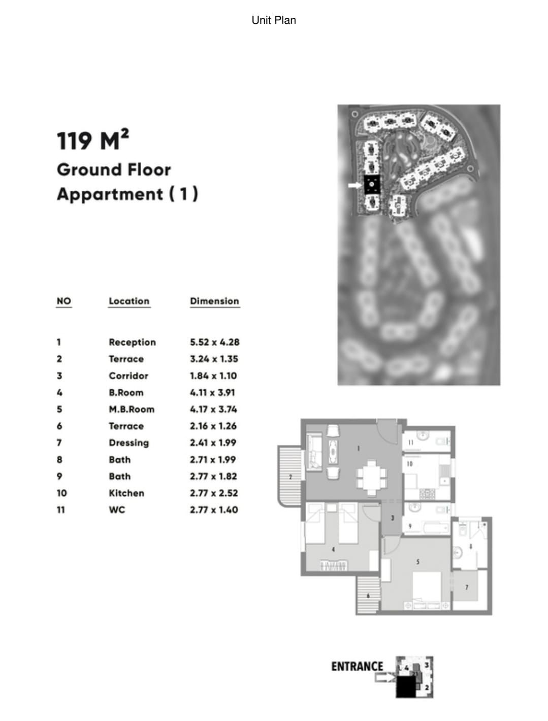 Floor Plan - Suli Golf Residence New Capital Compound UC Real Estate