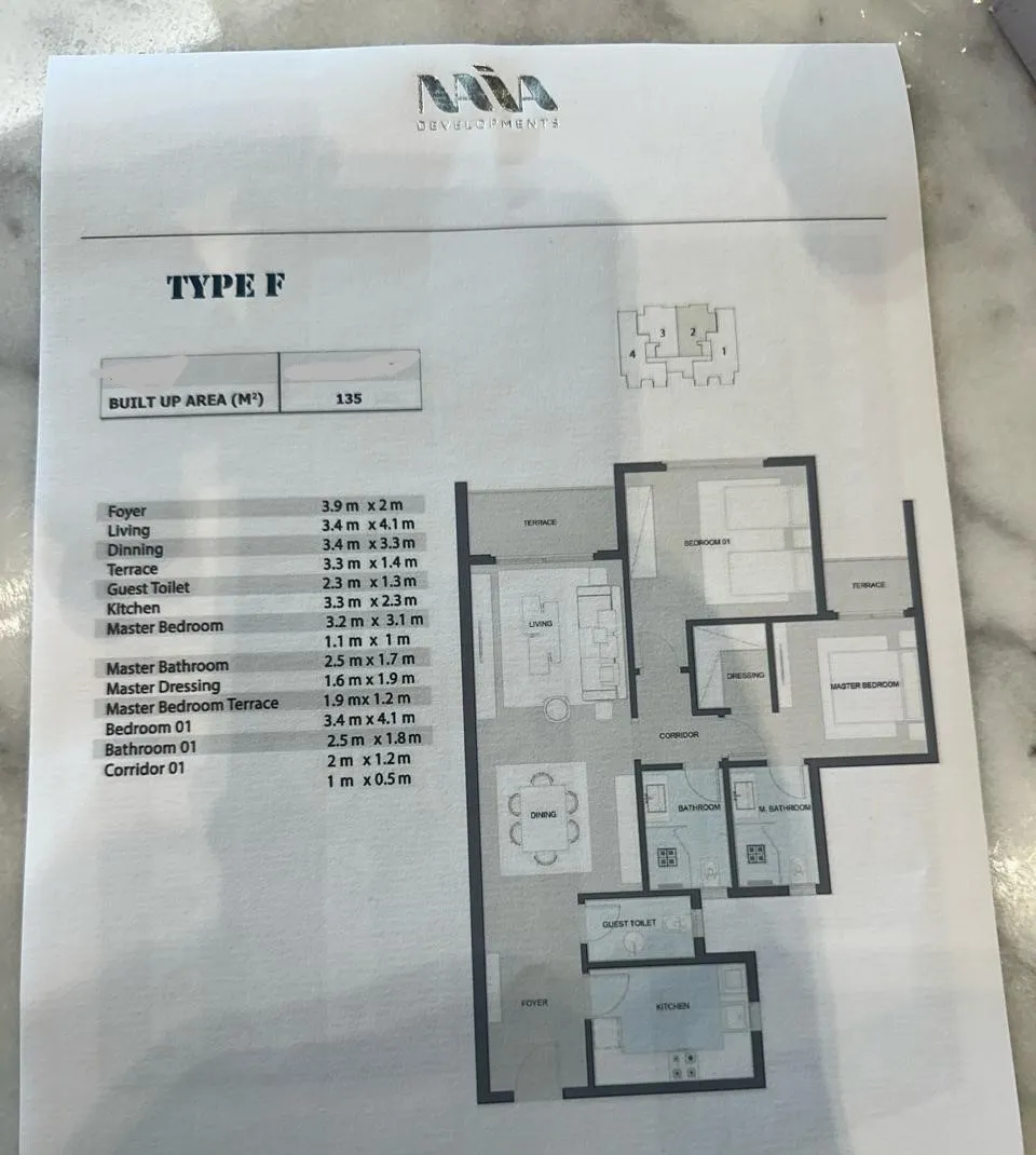 Apartment - Naia West New Zayed Compound
