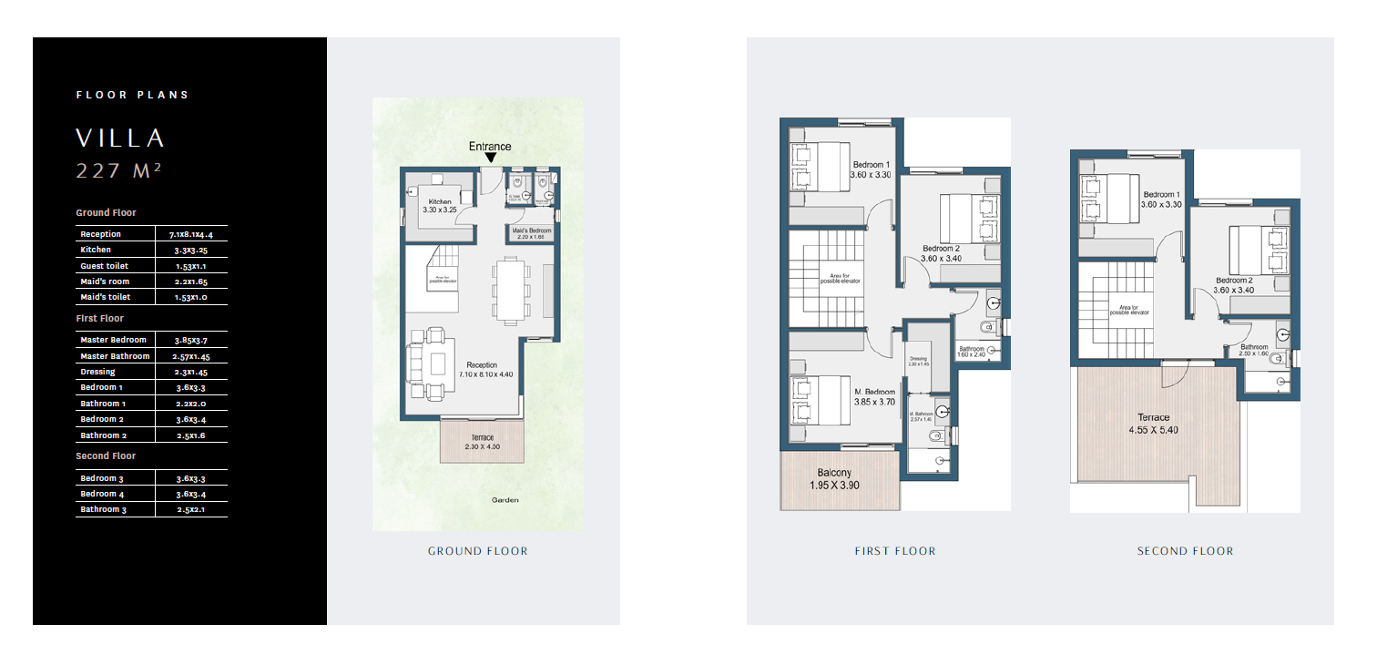 Floor Plan - Rivers El Shaikh Zayed Compound Tatweer Misr Real Estate