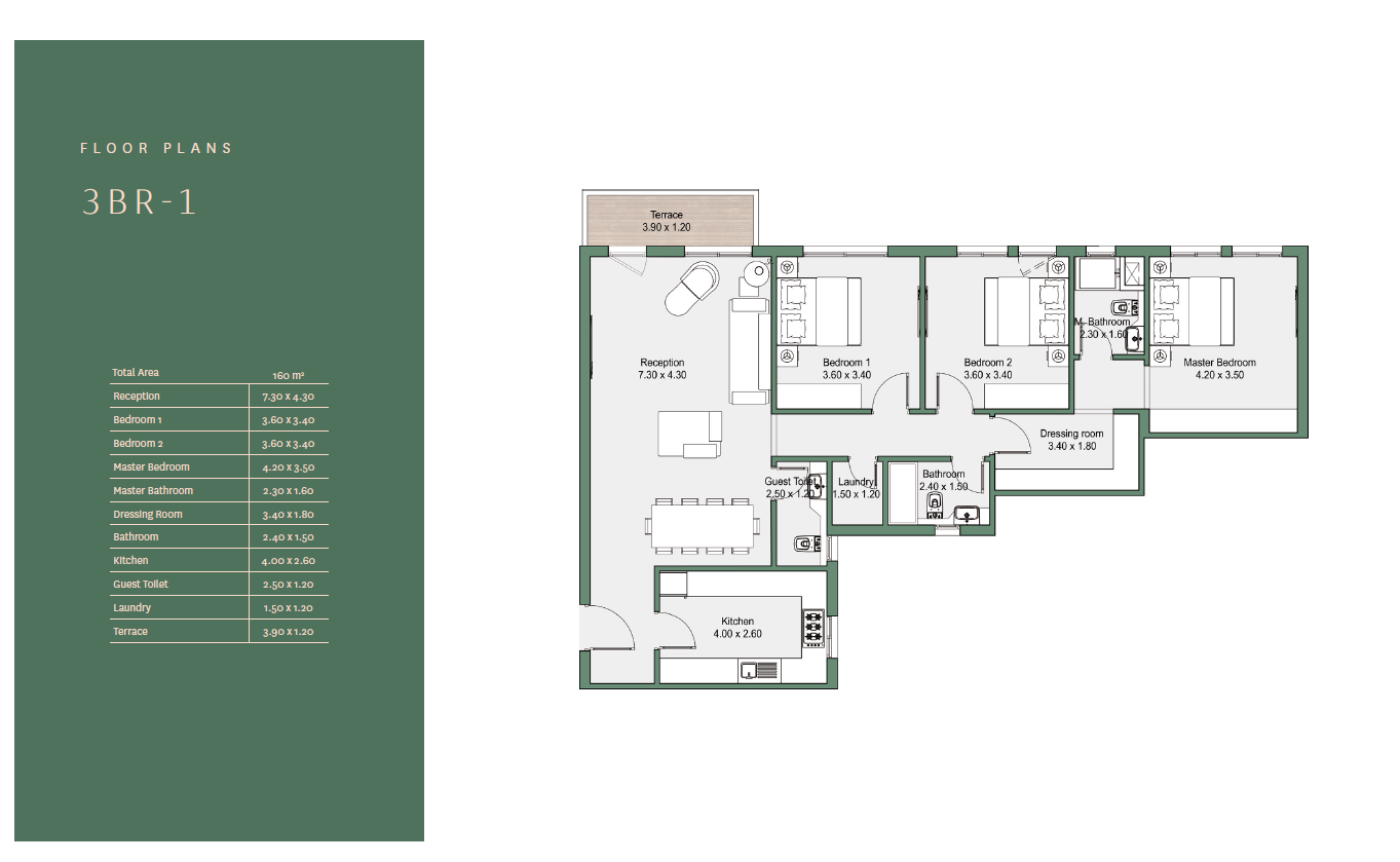 Floor Plan - Rivers El Shaikh Zayed Compound Tatweer Misr Real Estate