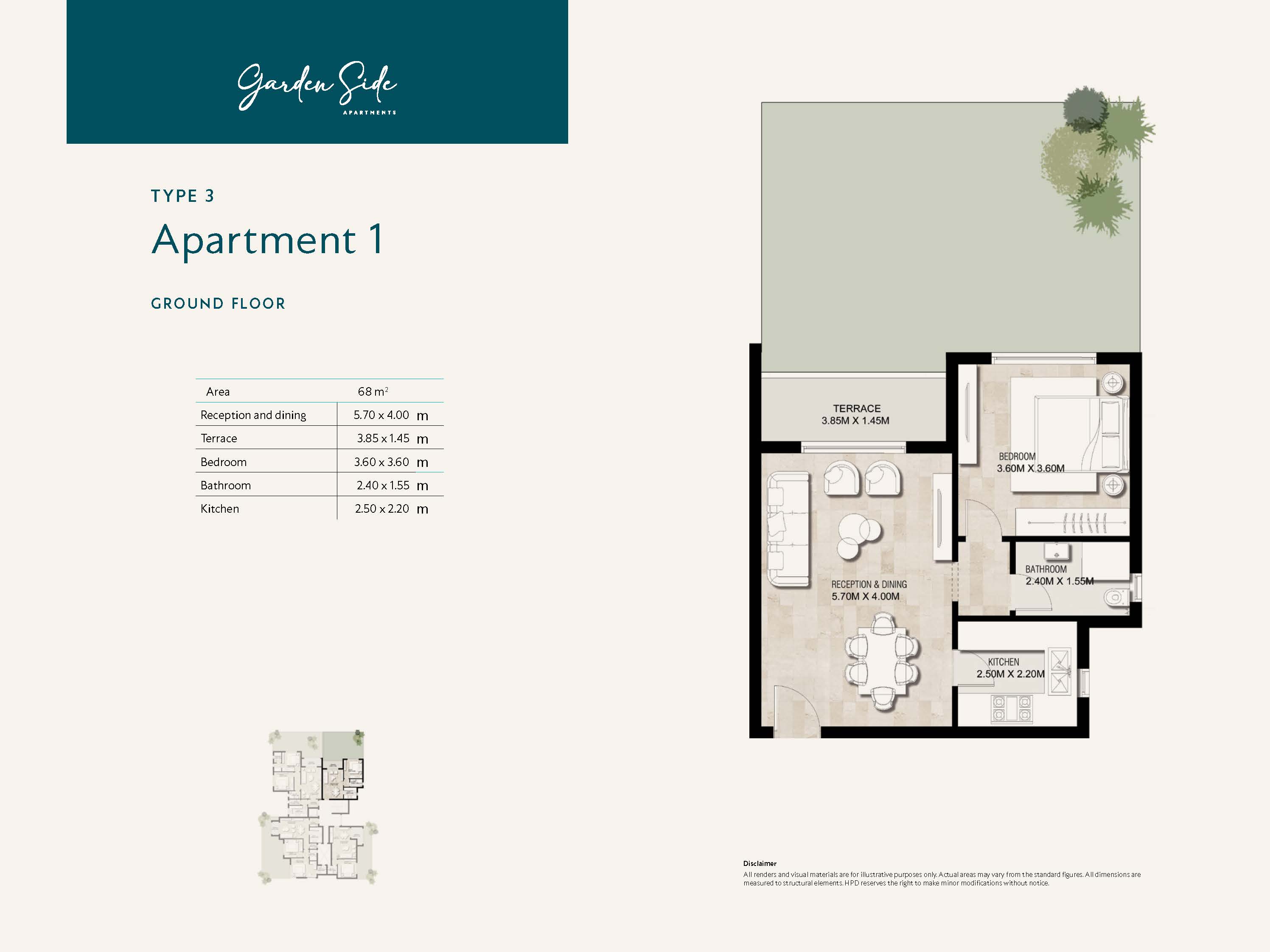 Floor Plan - Garden Lakes October Compound Hyde Park Developments