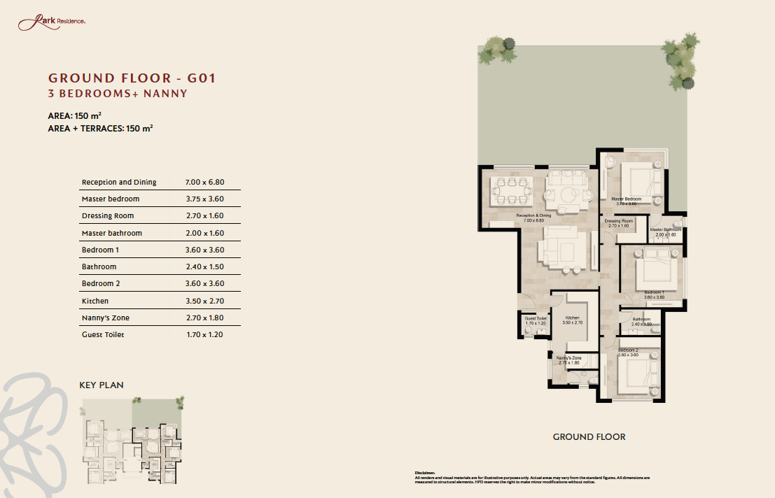 Floor Plan - Garden Lakes October Compound Hyde Park Developments