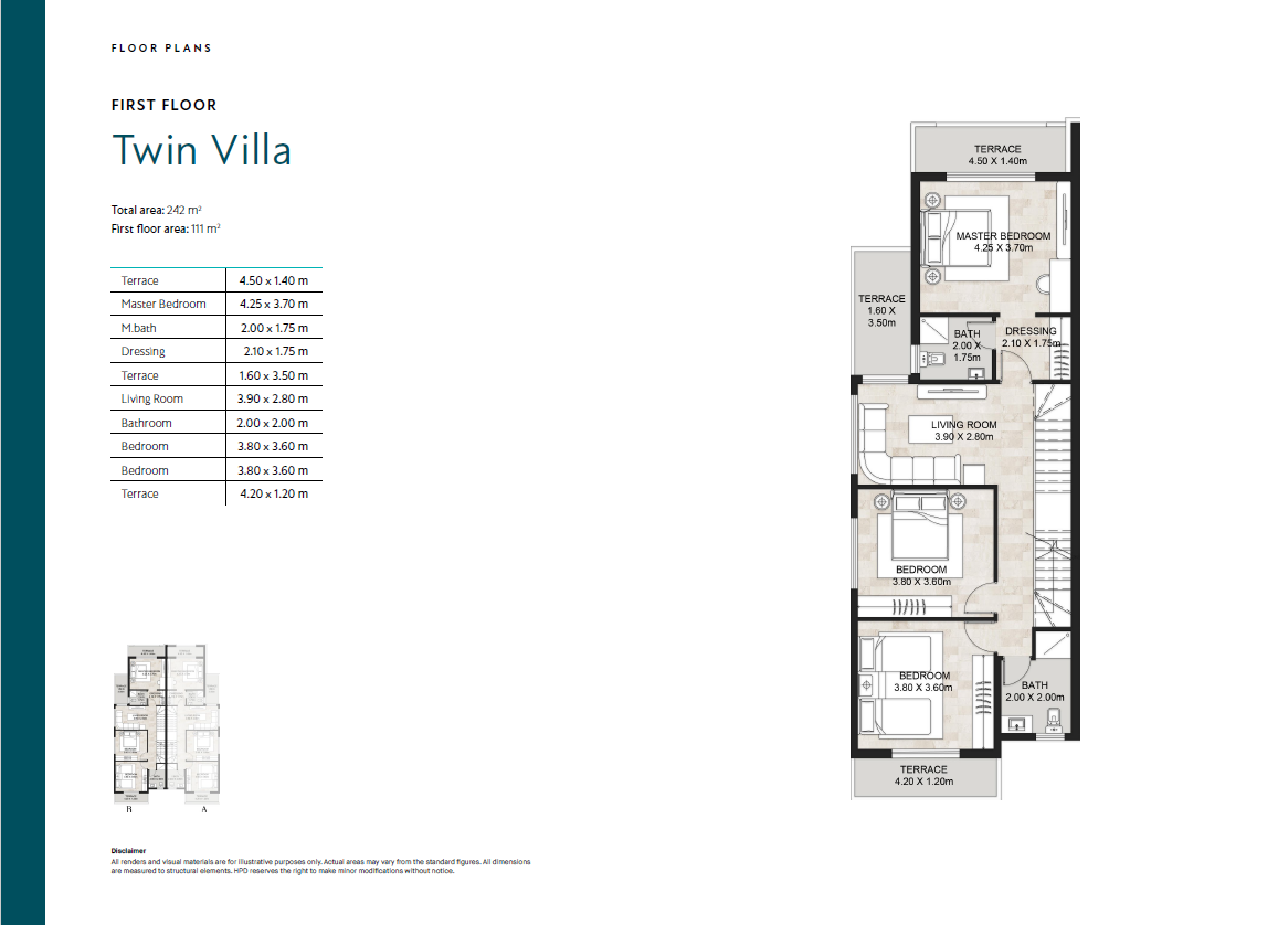 Floor Plan - Garden Lakes October Compound Hyde Park Developments
