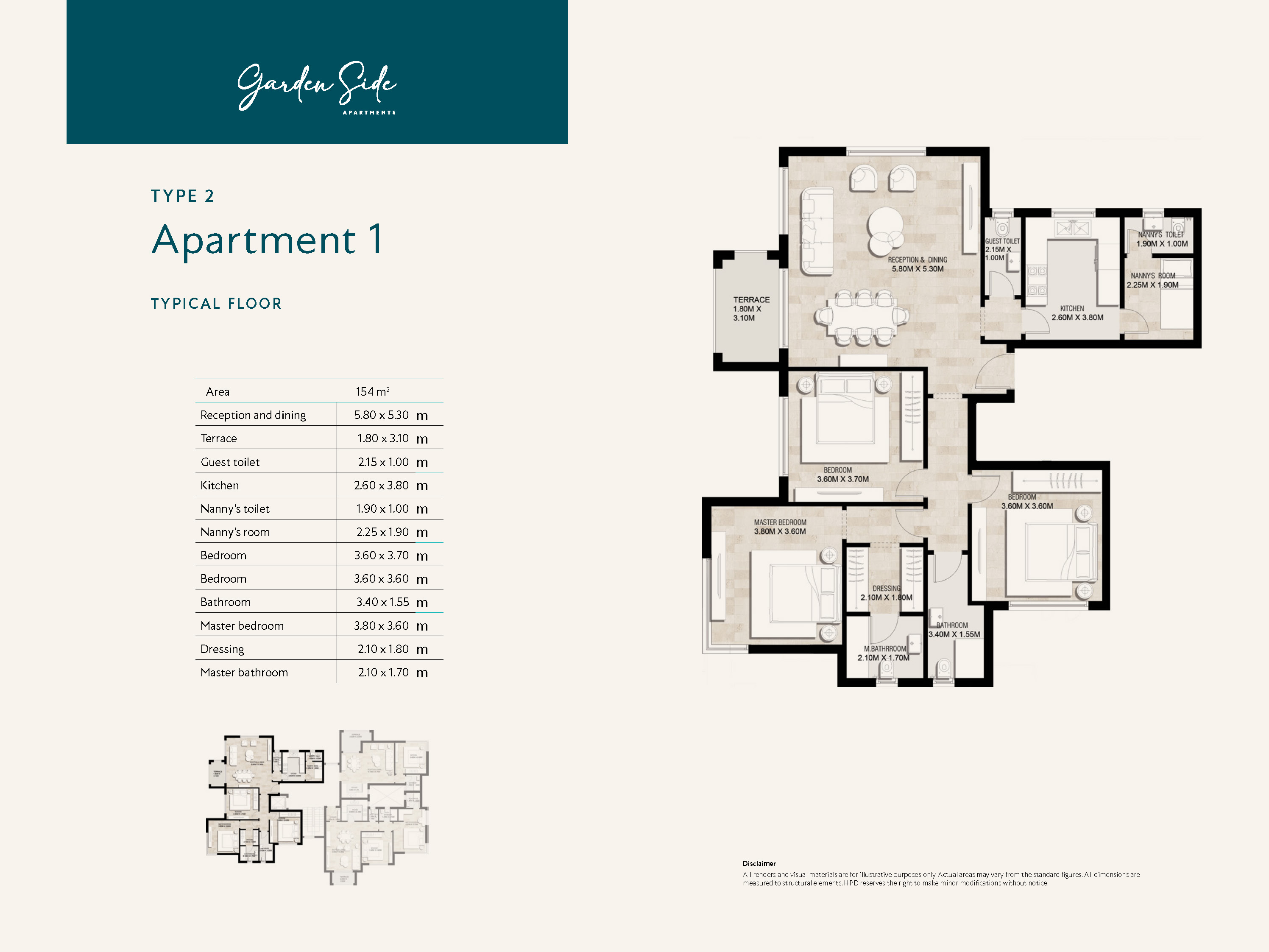 Floor Plan - Garden Lakes October Compound Hyde Park Developments