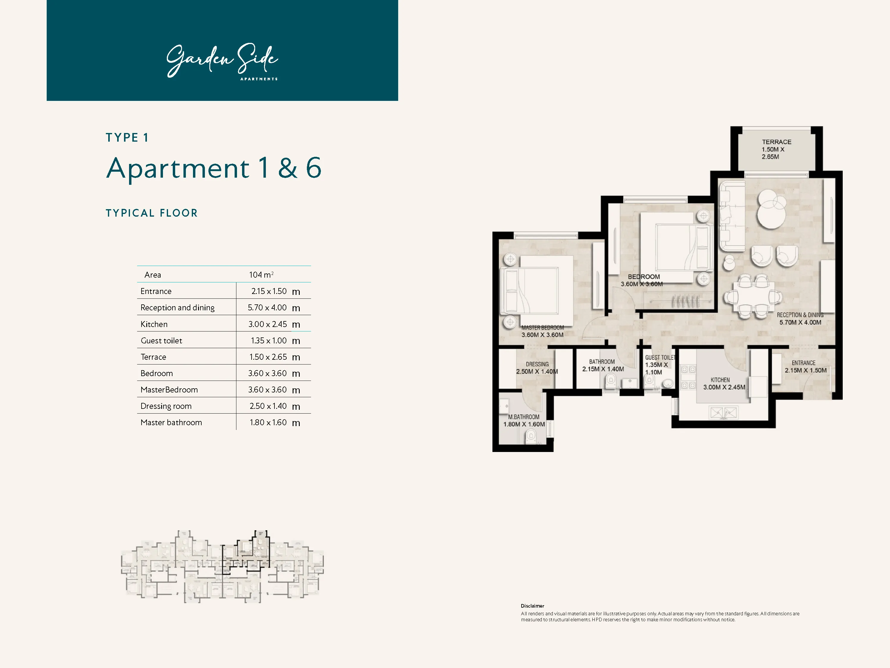 Apartment - كمبوند جاردن ليكس هايد بارك أكتوبر - Garden Lakes October Compound