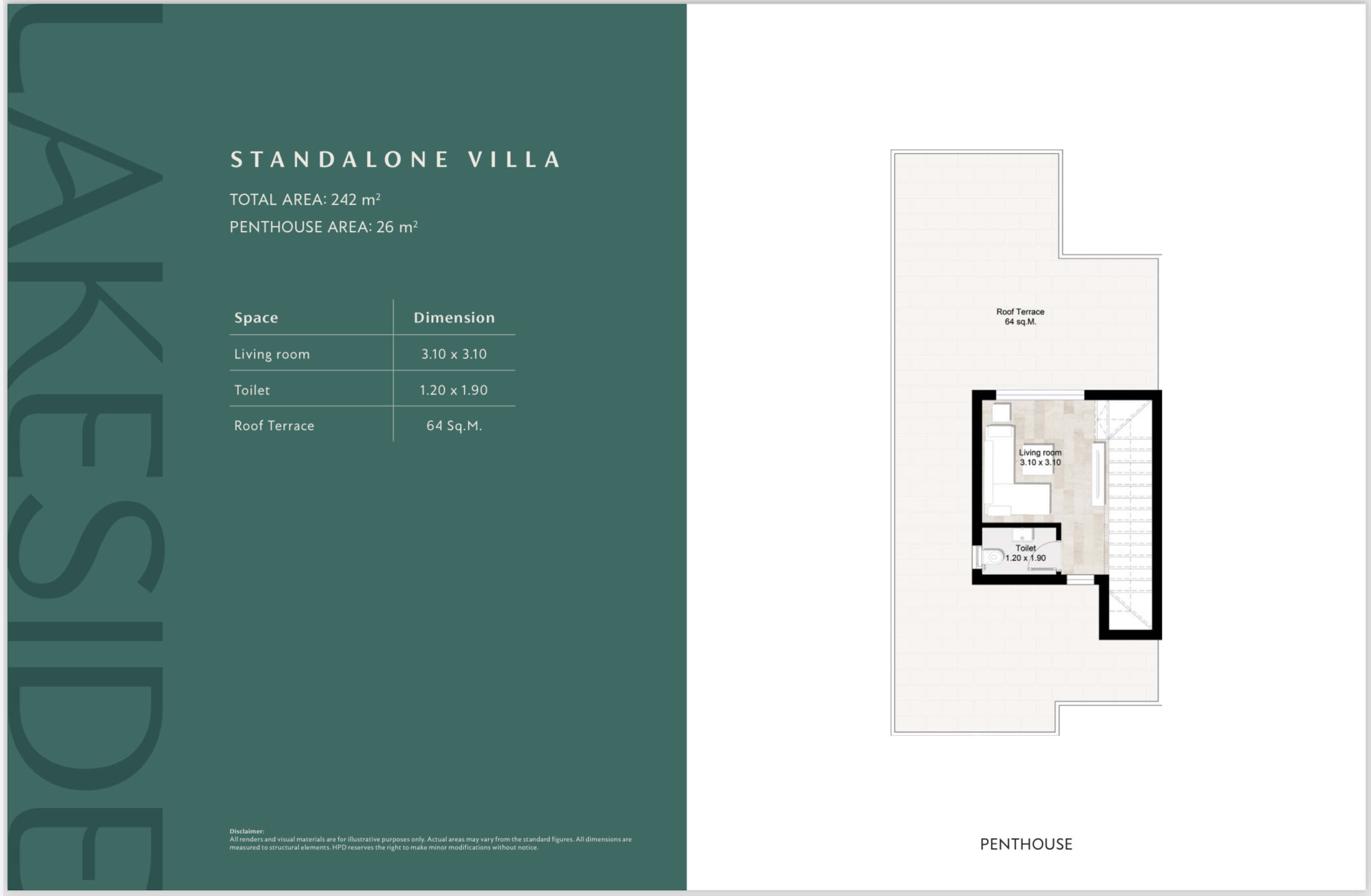 Floor Plan - Garden Lakes October Compound Hyde Park Developments