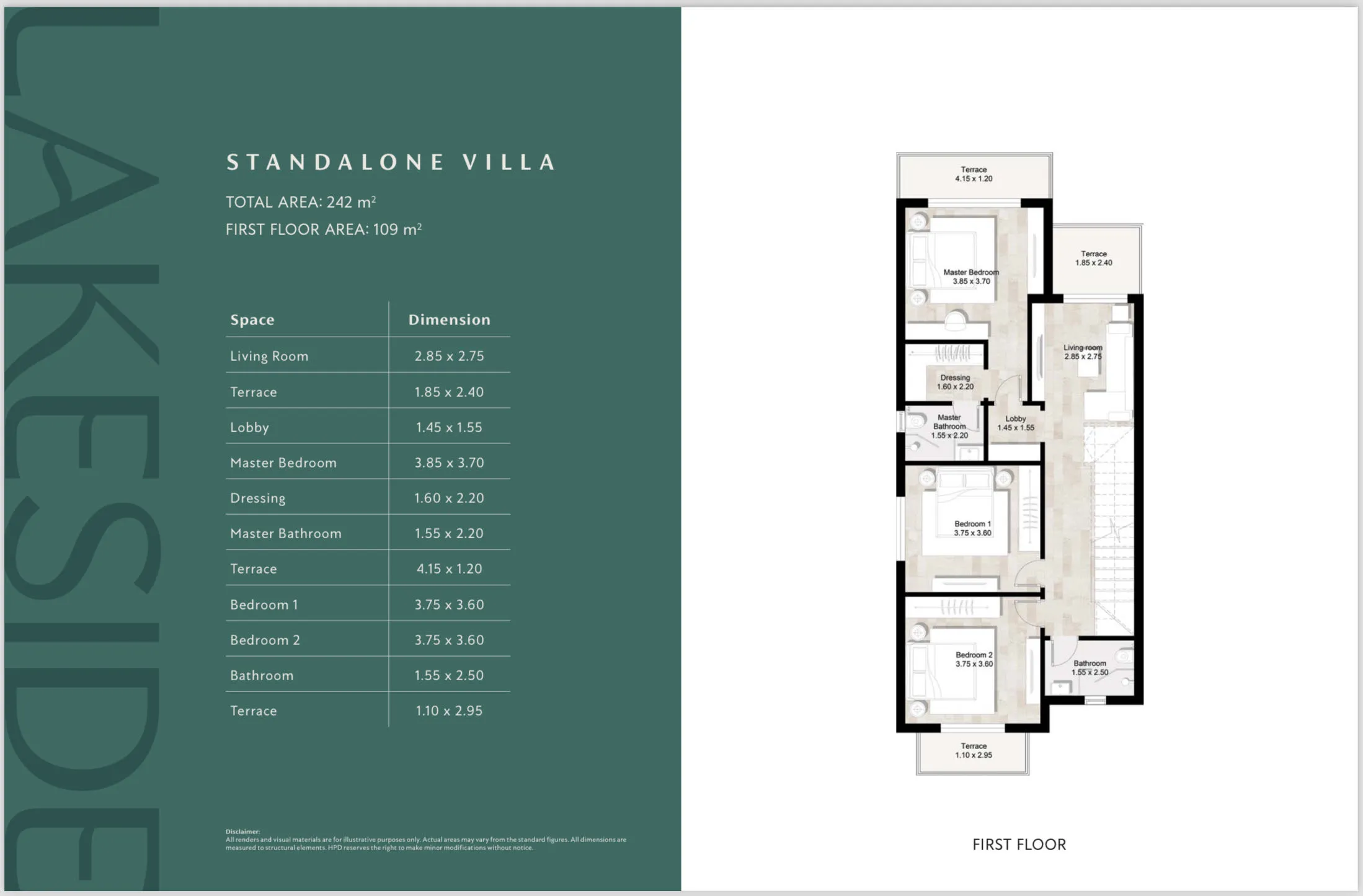 Villa - كمبوند جاردن ليكس هايد بارك أكتوبر - Garden Lakes October Compound