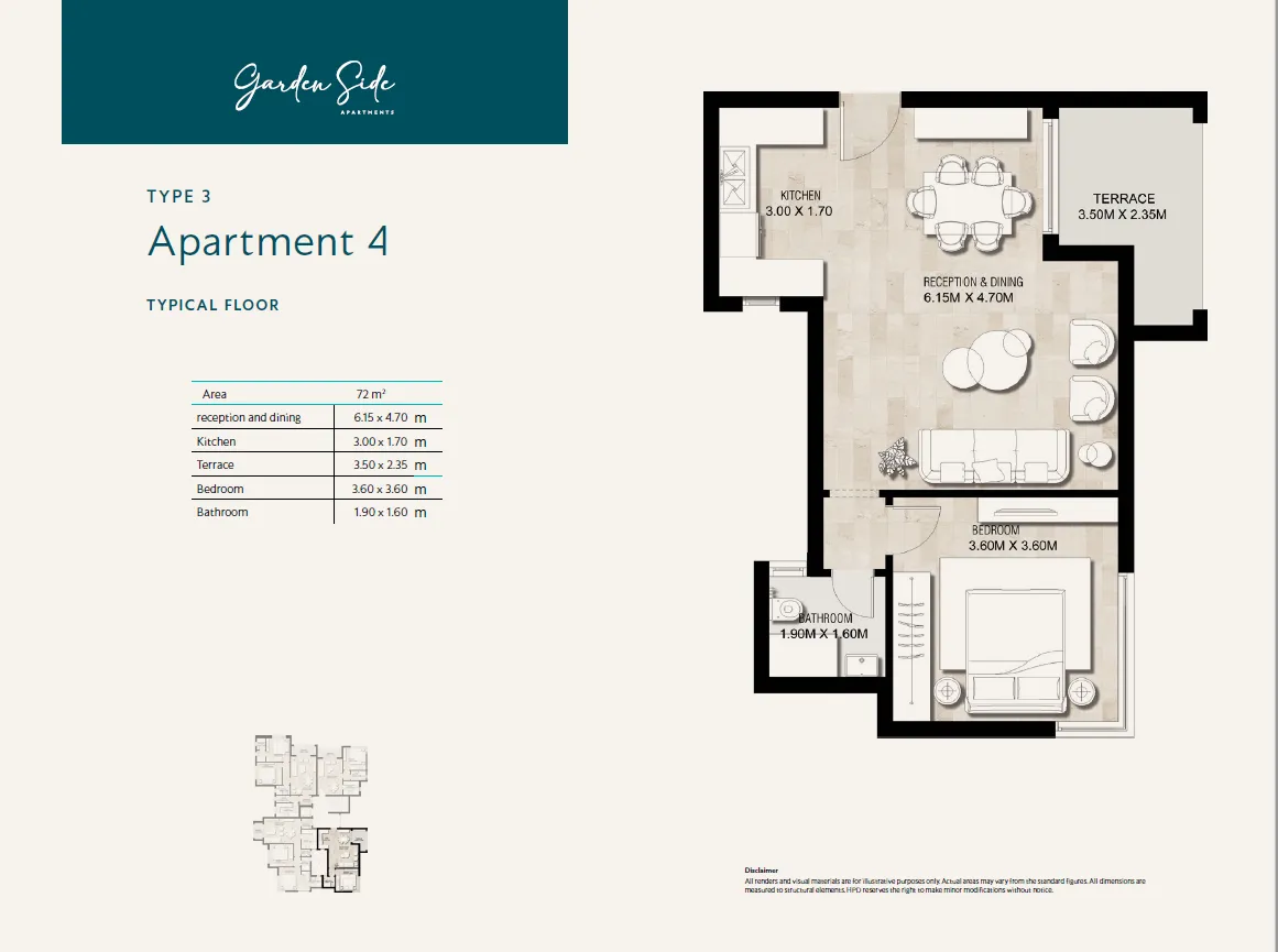 Apartment - كمبوند جاردن ليكس هايد بارك أكتوبر - Garden Lakes October Compound