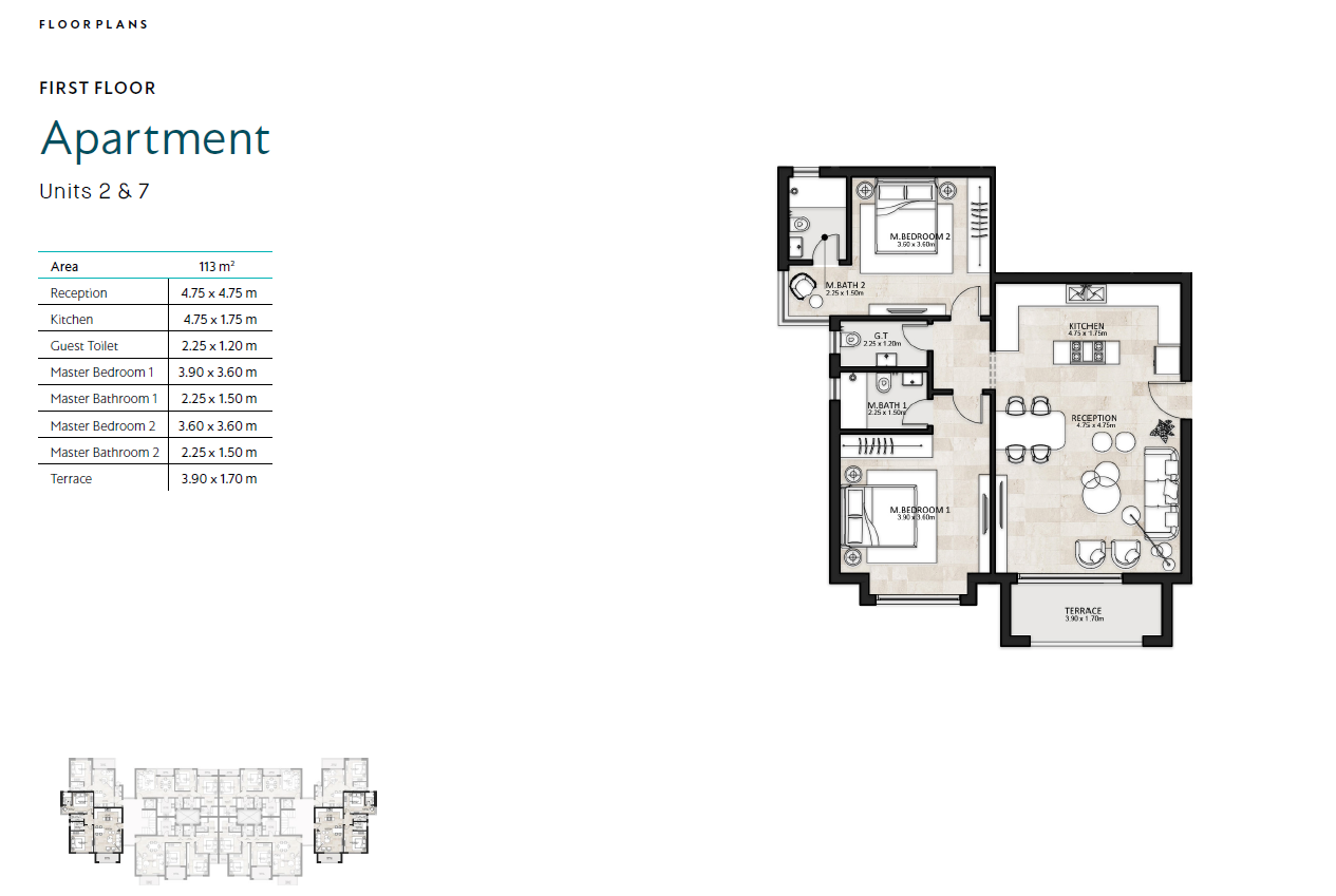 Floor Plan - Garden Lakes October Compound Hyde Park Developments