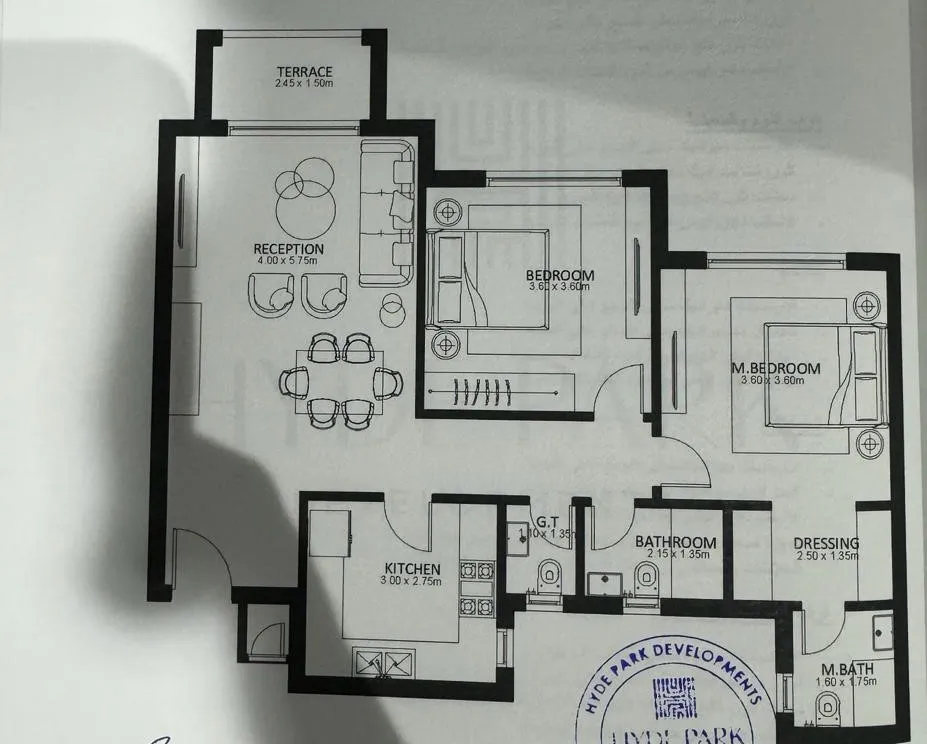 Apartment - كمبوند جاردن ليكس هايد بارك أكتوبر - Garden Lakes October Compound