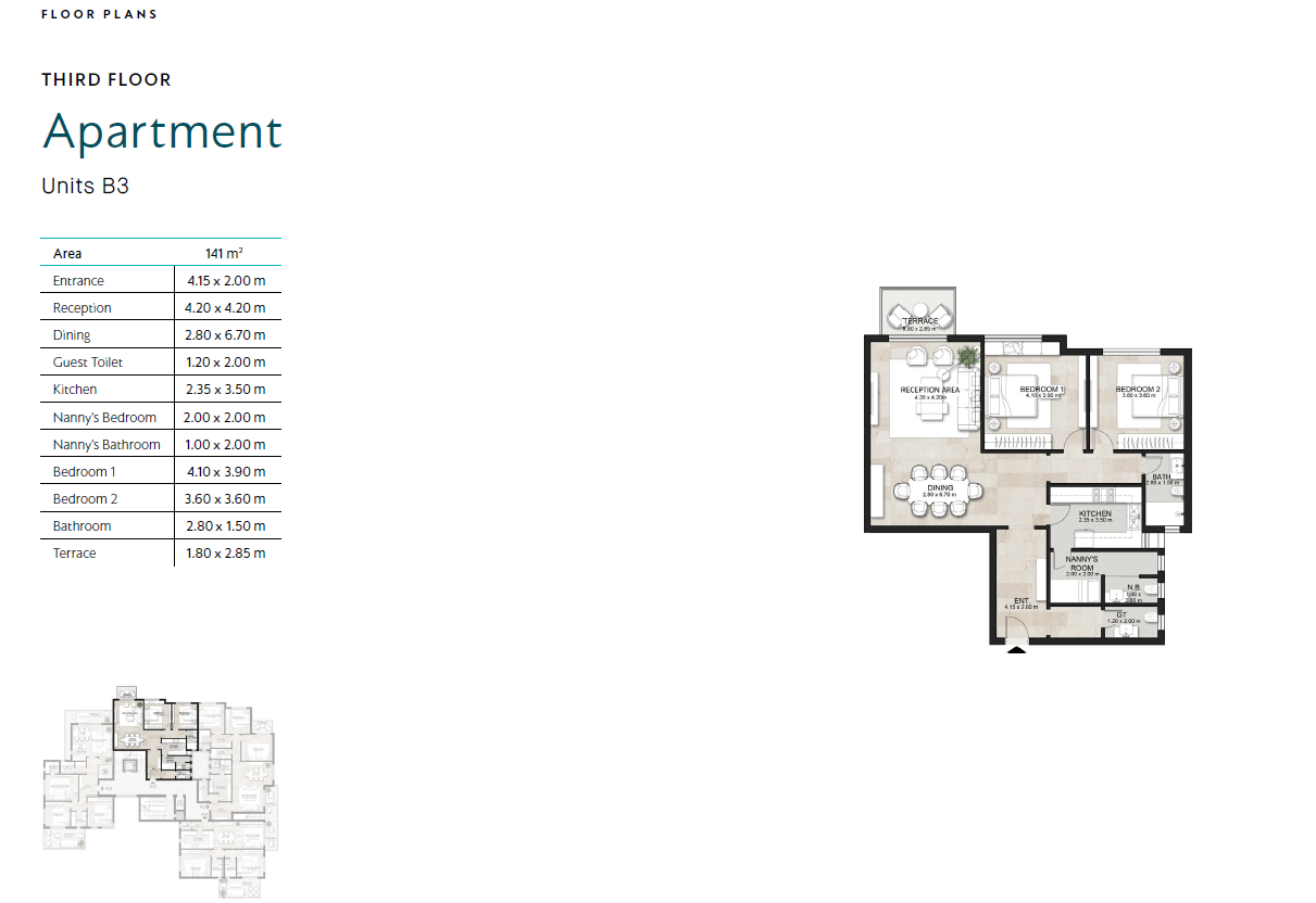 Floor Plan - Garden Lakes October Compound Hyde Park Developments