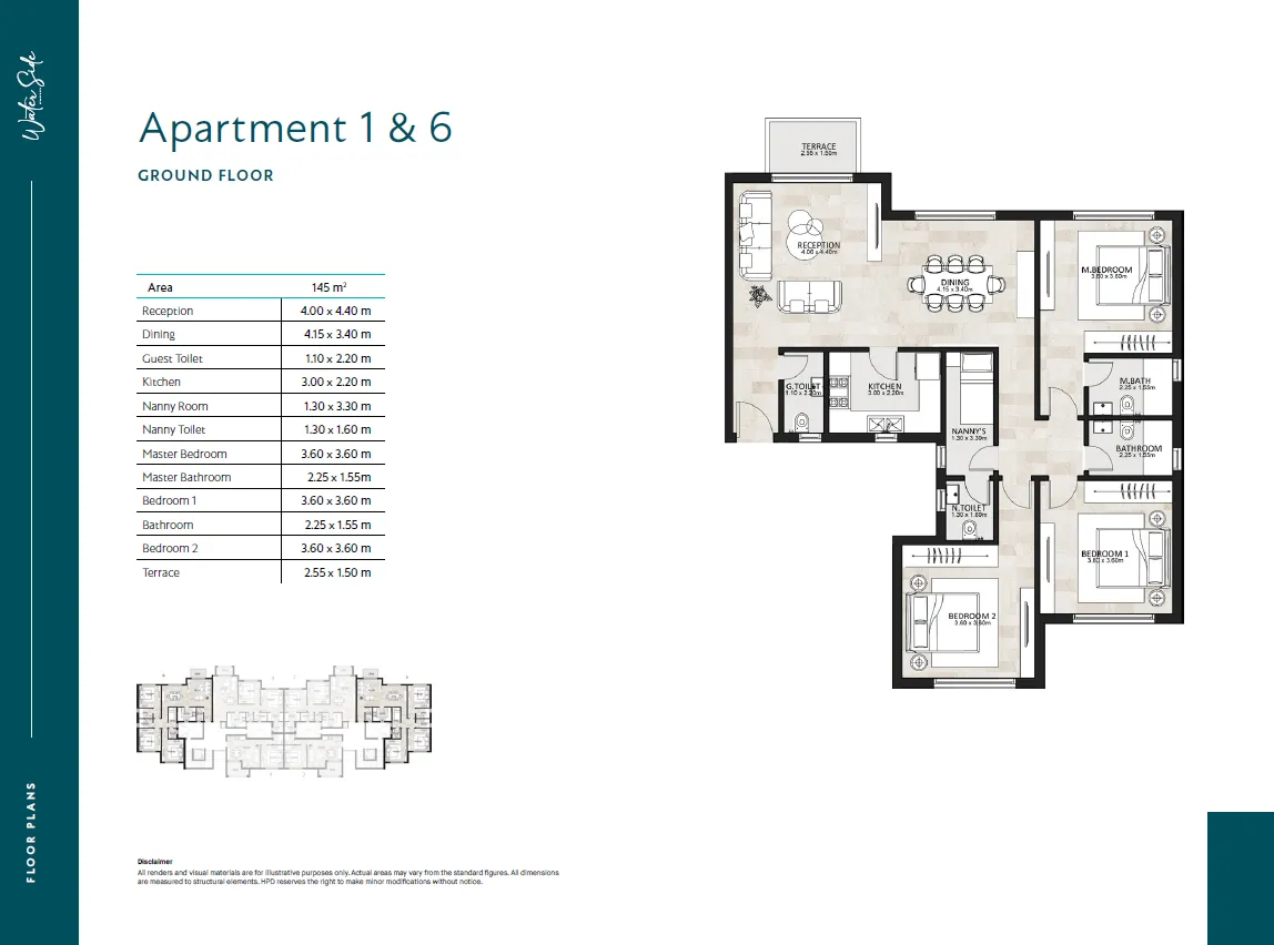 Apartment - كمبوند جاردن ليكس هايد بارك أكتوبر - Garden Lakes October Compound