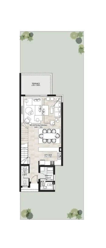 Townhouse - كمبوند جاردن ليكس هايد بارك أكتوبر - Garden Lakes October Compound