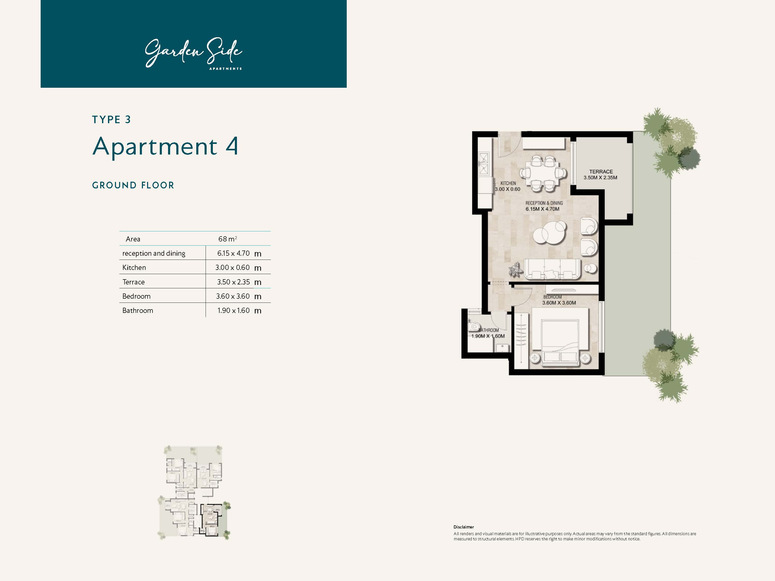 Floor Plan - Garden Lakes October Compound Hyde Park Developments